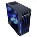HIPER Powersız Pencereli Midi Tower Siyah Gaming Kasa POSEIDON