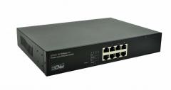 CNET CSH-8008P 10/100Mbps 8xPort Fast Ethernet PoE 110W Switch