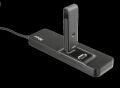 TRUST 20576 OILA 7 Portlu 2.0 USB Siyah Merkez