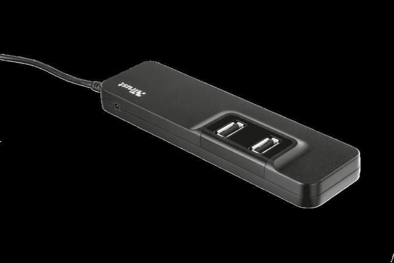 TRUST 20576 OILA 7 Portlu 2.0 USB Siyah Merkez