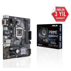 ASUS PRIME-B360M-K Intel B360 1151 DDR4 2666MHz DVI/VGA Anakart