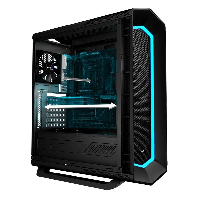 AEROCOOL AE-P7C1-PRO Powersız Pencereli Midi Tower Siyah Kasa