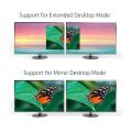 CLUB3D CSV-1474 USB 3.0 Type-A to Dual HDMI 2.0 4K 60Hz External