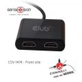 CLUB3D CSV-1474 USB 3.0 Type-A to Dual HDMI 2.0 4K 60Hz External