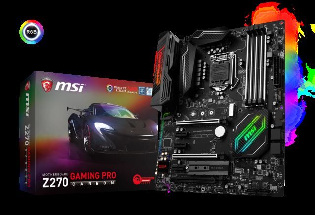 MSI Intel Z270 1151 DDR4 3866MHz HDMI,DVI Gaming Anakart Z270GAMINGPROCARBO