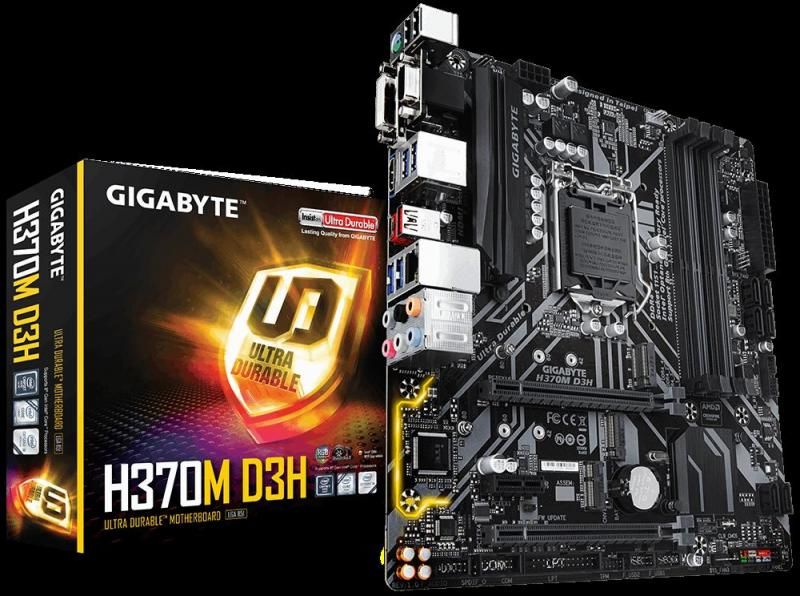 GIGABYTE Intel H370 1151 DDR4 2666MHz DVI-D/HDMI Anakart