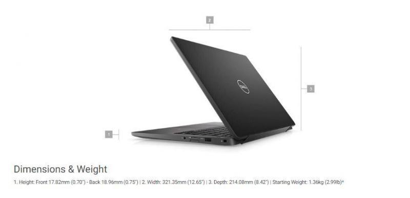 DELL N082L740014EMEA_W Latitude 7400 Ci7-8665U 1,90 GHz 8GB 256GB SSD 14.0'' Win10 Pro