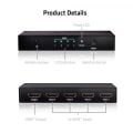 CLUB3D CSV-1370 HDMI 2.0 UHD Anahtar Kutusu 4 Bağlantı Noktası(Sinyal Çoğaltıcı )
