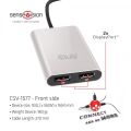 CLUB3D CSV-1577 Thunderbolt 3-Çift DP Dönüştürücü
