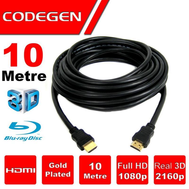 CODEGEN 10m v1.4 3D Ağ Destekli Altın Uçlu HDMI Görüntü Kablosu CPS100