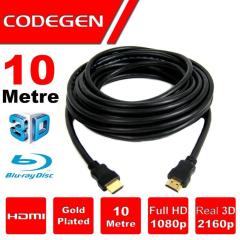 CODEGEN 10m v1.4 3D Ağ Destekli Altın Uçlu HDMI Görüntü Kablosu CPS100