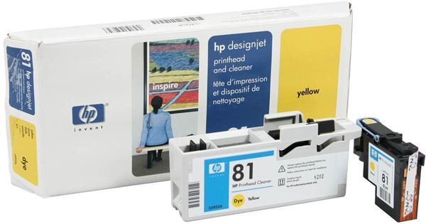 HP C4953A No 81 Sarı Baskı Kafası,Temizleyici
