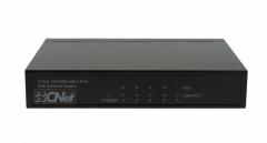 CNET CSH-524P 10/100Mbps 5xPort Fast Ethernet 4xPort PoE Switch