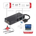 CLUB3D USB3.0 Hub Gigabit Ethernet ile 3 Bağlantı Noktalı Çoklayıcı
