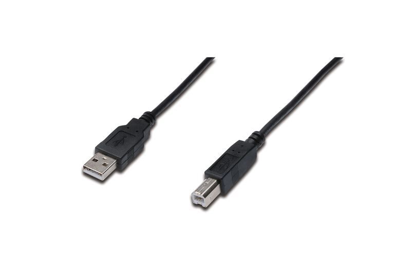 ASSMANN AK-300105-030-S 3m USB2.0 Uyumlu Tip A-B Erkek/Erkek USB2.0 Bağlantı Kablosu