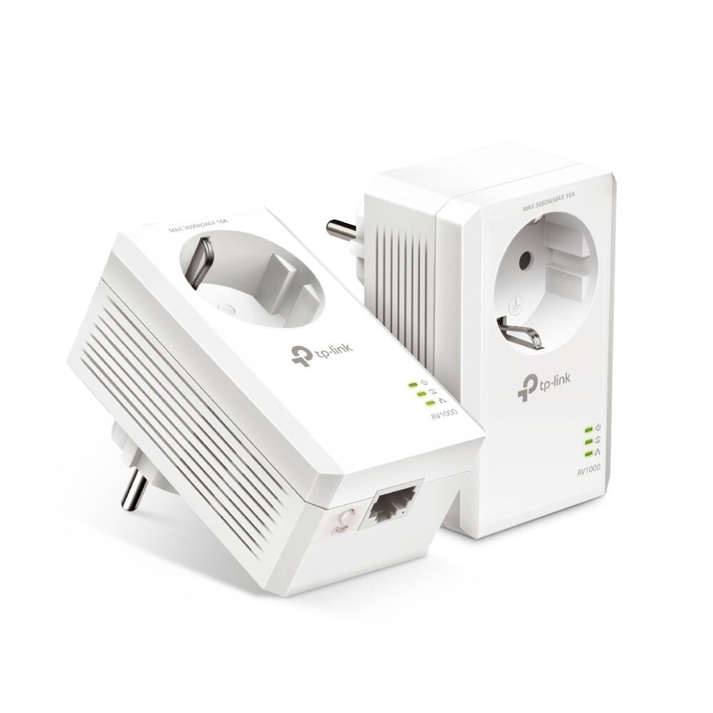 TP-LINK TL-PA7017P-KIT AV1000 Gigabit Passthrough Powerline Starter Kit