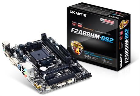 GIGABYTE F2A68HM-DS2 AMD B450 Soket FM2+ DDR3 VGA DVI USB 3.0 Anakart