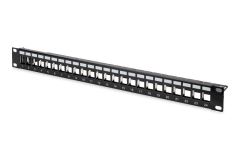 DIGITUS DN-91411 19'' 24Port 1U Siyah Raf Tipi Patch Panel