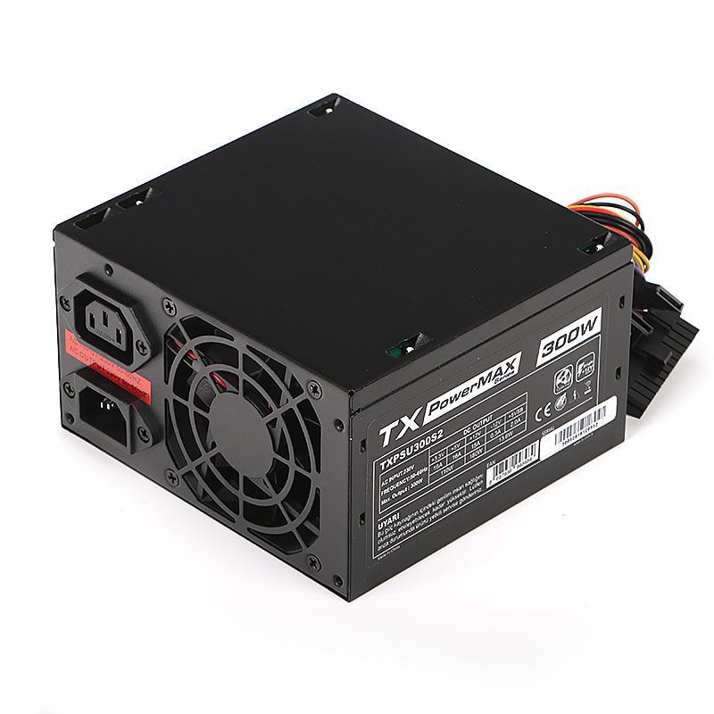 TX 300W PowerMAX 2xSATA, 2xIDE Bilgisayar Güç Kaynağı TXPSU300S2