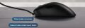 ZOWIE EC1-C Paracord Kablolu Büyük Boy Sağ El Ergonomik Hafif 24 Çentik Siyah Espor