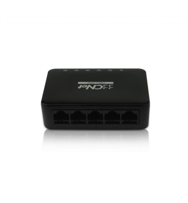 CNET 10/100Mbps 5xPort Tak-Kullan Kur-Unut Masaüstü Switch CSH-500