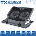 TX TXACNBERGDUO 11-17'' 14cm Çift Fan 2xUSB 5xYükseklik Ayarlı Notebook Soğutucu