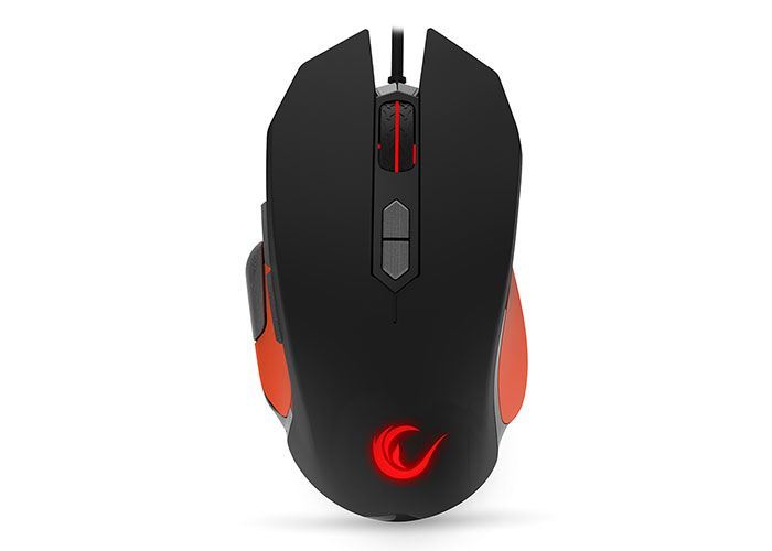 RAMPAGE STRIKE  Siyah/Turuncu 9 Tuş Gaming RGB Mouse SMX-R14