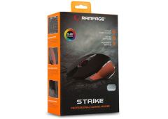 RAMPAGE STRIKE  Siyah/Turuncu 9 Tuş Gaming RGB Mouse SMX-R14