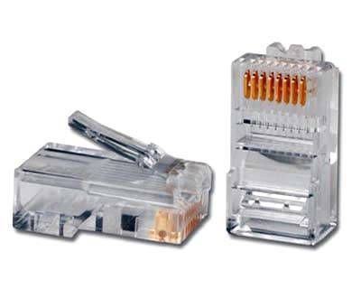 CODEGEN CAT-6 UTP RJ45 KONNEKTÖR 100 lü PAKET ALTIN KAPLAMA COD645