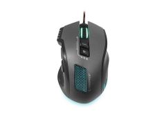 RAMPAGE Usb Gri/Siyah 3200dpi RGB Makrolu Gaming Mouse SMX-R80