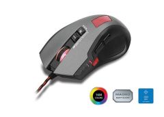 RAMPAGE Usb Gri/Siyah 3200dpi RGB Makrolu Gaming Mouse SMX-R80