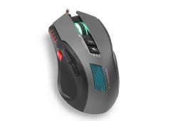 RAMPAGE Usb Gri/Siyah 3200dpi RGB Makrolu Gaming Mouse SMX-R80