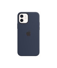 Apple iPhone 12 12 Pro Silicone Case with MagSafe Deep Navy Kılıf MHL43ZM/A - Lacivert