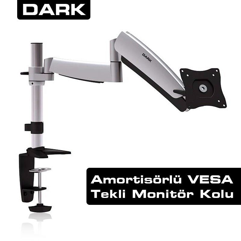 DARK KOL Monitör Destekli Amortisörlü Masa Tipi Ergonomik DK-AC-VM11