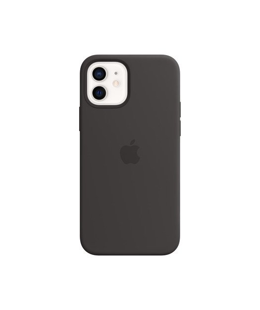 Apple iPhone 12 12 Pro Silicone Case with MagSafe Siyah Kılıf MHL73ZM/A - Siyah