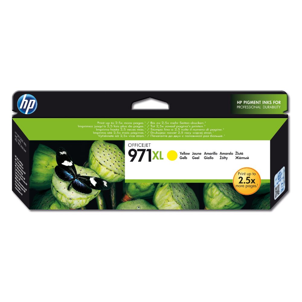 HP CN628A No 971Xl Yüksek Kapasiteli Sarı Kartuş
