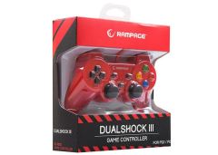RAMPAGE PS3/PC Kırmızı USB 1.8m Joypad SG-R602-K