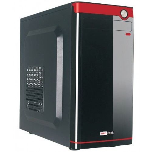 REDROCK 300W Powerlı Penceresiz Micro ATX Siyah,Kırmızı Kasa