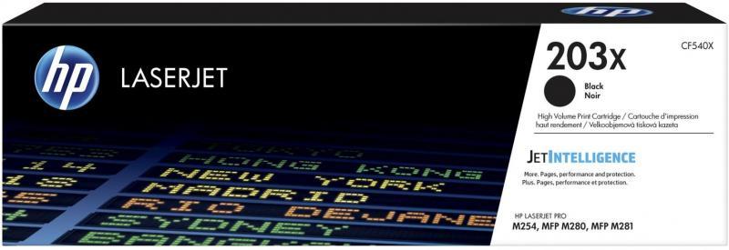 HP CF540X No 203X Siyah 3200 Sayfa Lazer Toner