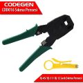 CODEGEN RJ-45/ RJ-11/ RJ-12 Jack Sıkma Pensesi + Kablo Soyucu COD016