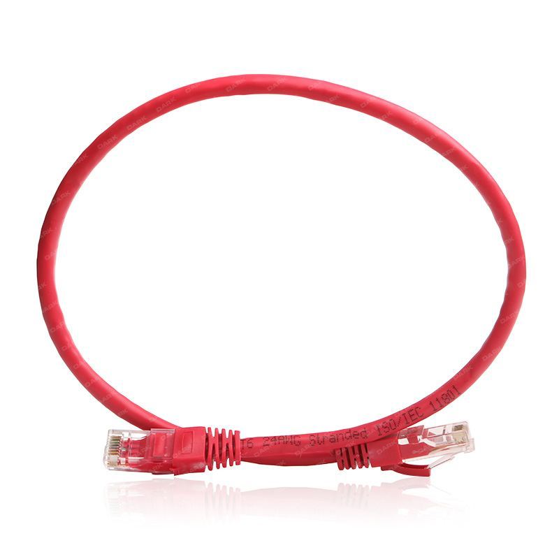 DARK DK-CB-NT6U50R Cat6 0.5m Cu Awg 24/7 UTP Kırmızı Patch Network Kablosu