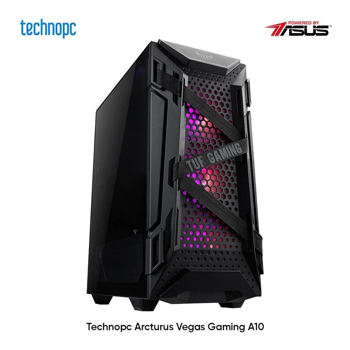 Technopc Arcturus Vegas Gaming A10 AMD Ryzen 5 3600 16GB DDR4 512GB NVMe M.2 3060Ti 8GB Gaming PC