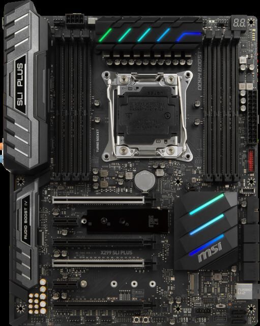 MSI Intel X299 2066 DDR4 4133MHz Anakart X299-SLI-PLUS