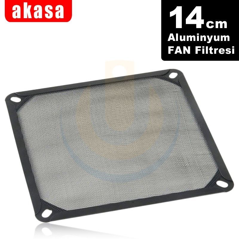 AKASA 14cm Alüminyum Fan Filtresi AK-GRM140-AL01-BK