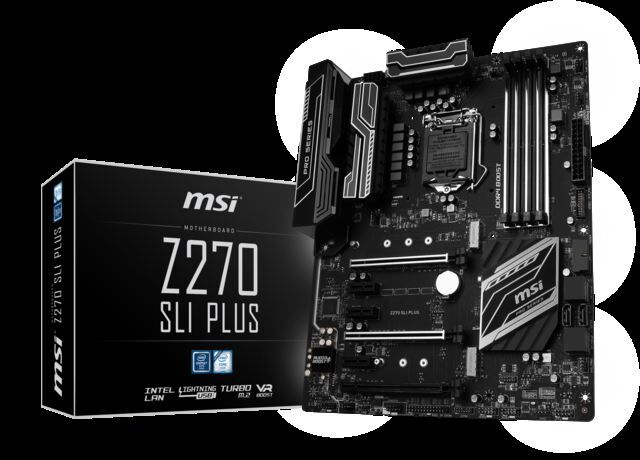 MSI Intel Z270 1151 DDR4 3800MHz HDMI,DVI Anakart MSI270SLIPUS