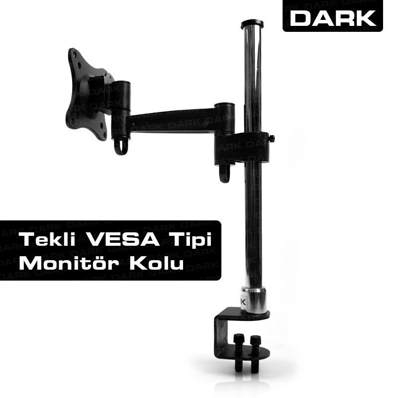 DARK DK-AC-VM10 13''-23'' Monitör Destekli Masa Tipi LCD Monitör,TV Kolu