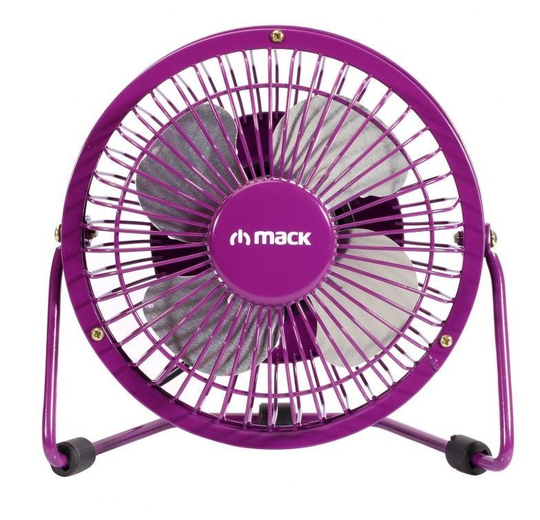 MACK PR Masaüstü Metal Mor USB Mini Fan MCF-14-PR