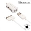 MIRAX SCT-4210 Iphone 4,4S Lisanslı Beyaz Araç Şarj Kit