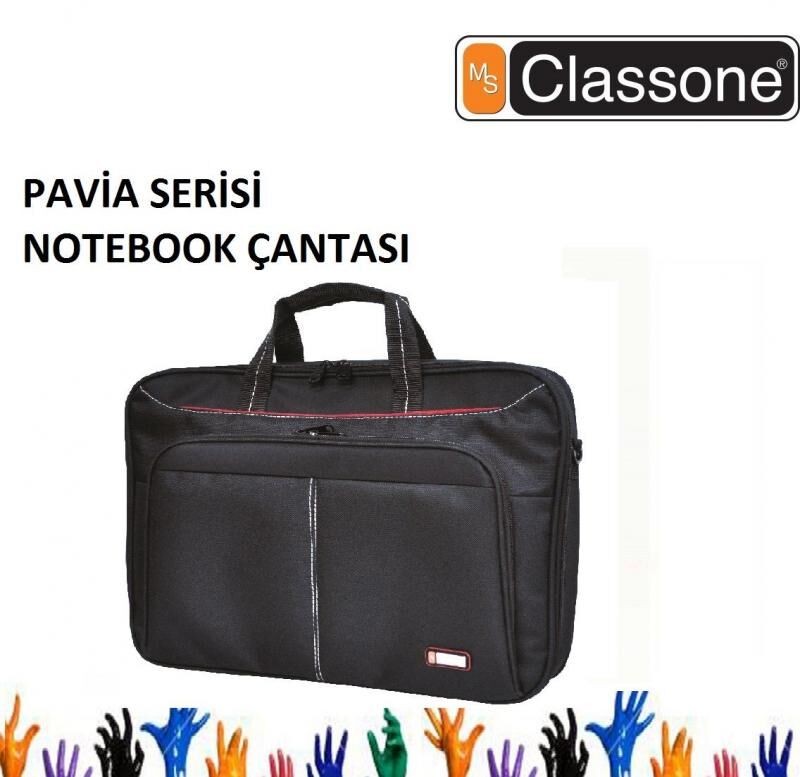 CLASSONE 15.6'' Pavia Serisi Siyah Notebook Çantası CL310