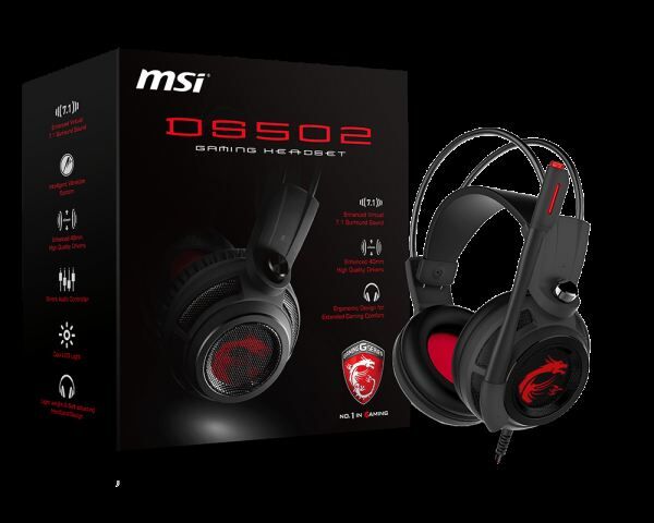 MSI Kablolu 7.1 Surround Kulak Üstü Gaming Kulaklık